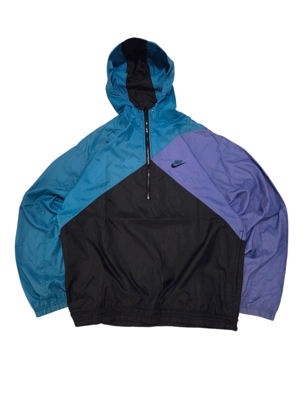 Vintage 80's/90's Nike Men's Colorblock Windbreaker Jacket